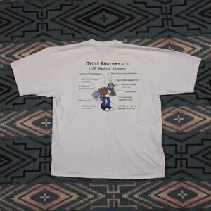 Vintage Usf Med School Shirt Humor Joke University Medical School South Florida